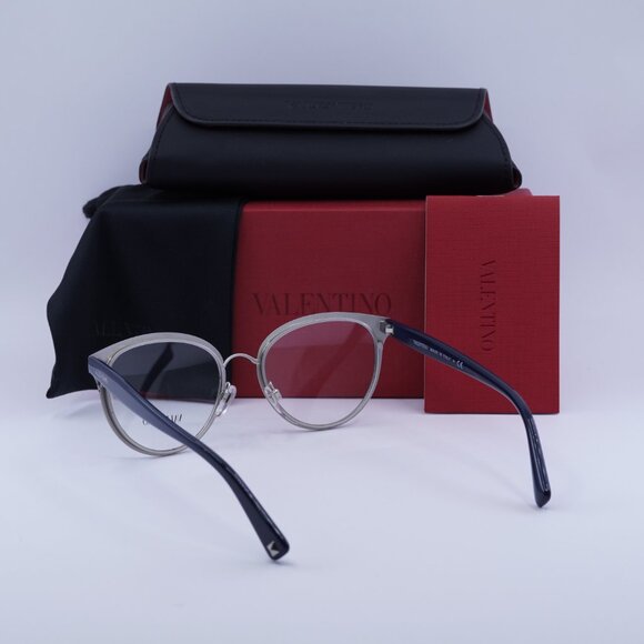 Valentino VA1004 3010 Cat Eye Eyeglasses – Blue 52mm - Picture 9 of 9